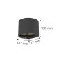 it-Lighting Flathead LED 6W 3CCT Outdoor Wall Lamp in White Color 80203520